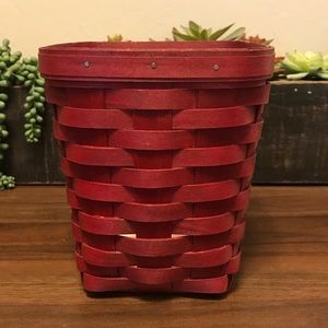 Longaberger Red Spoon Basket